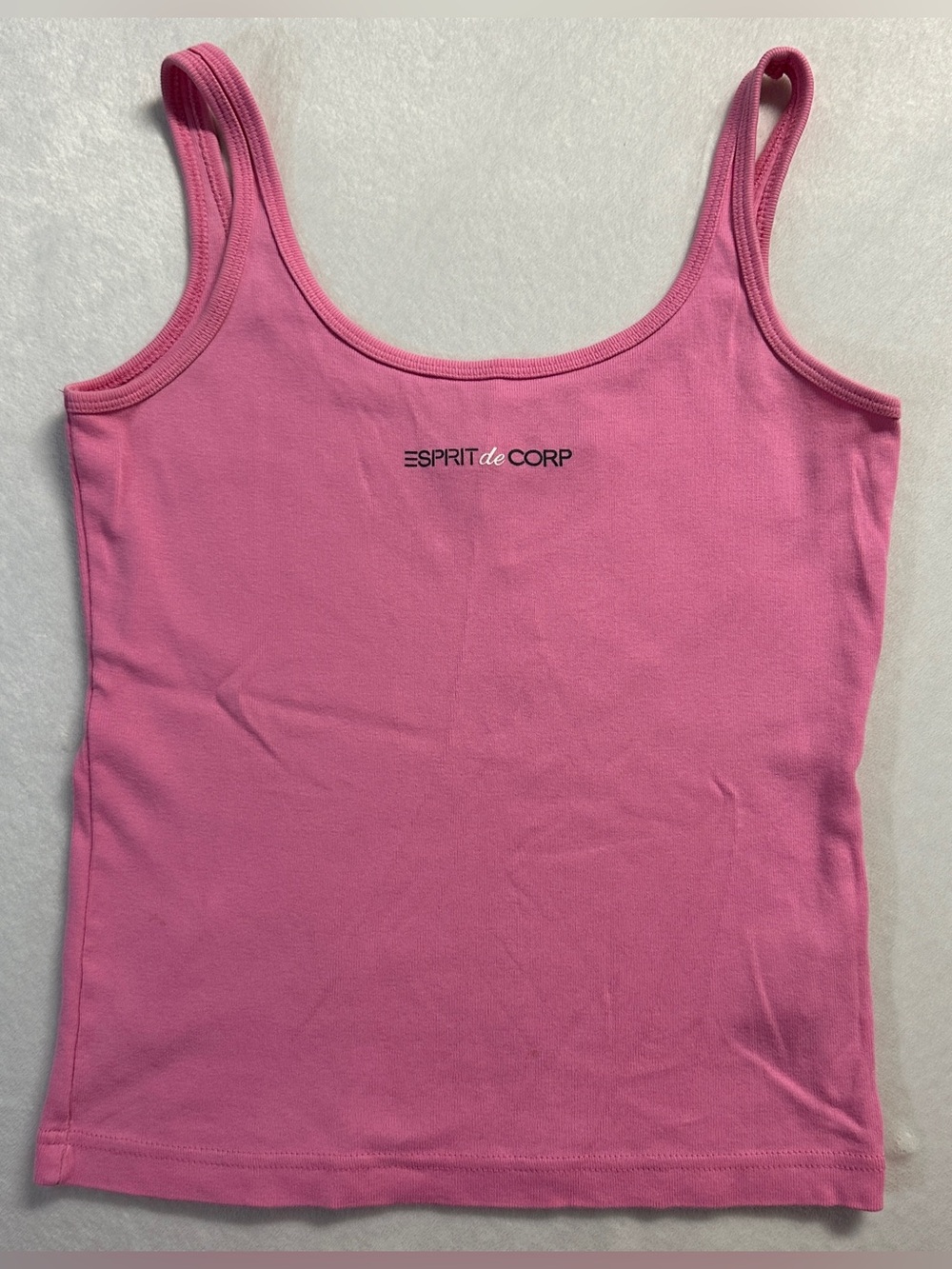 Y2K ESPRIT women's pink cropped tank top, S.